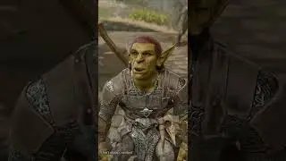 Karlach Intimidates Olak into Eating Worg Dung Baldur's Gate 3 #shorts #baldursgate #bg3