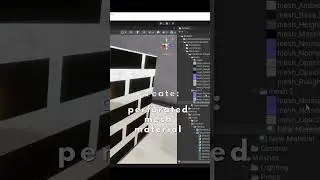 INSANE Perforated MESH HDRP Unity - How To Do?