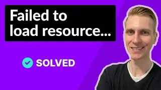 Failed to load resource: net::ERR FILE NOT FOUND (SOLVED)