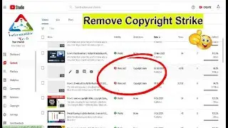 How to  Remove Copyright Strike, Community Guideline Strike and Copyright Claim (Urdu/Hindi)