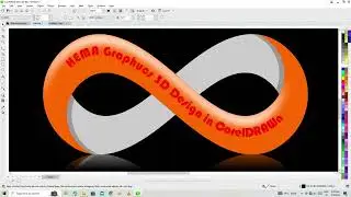 Infinite Logo Design in Coreldraw || How to Quickly Create a infinity Symbols in Corel draw