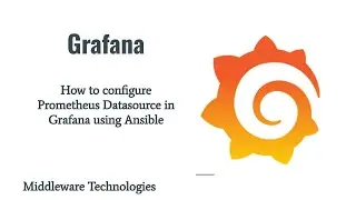 How to configure Prometheus Datasource in Grafana using Ansible