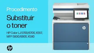 Substituir os cartuchos de toner | HP Color LaserJet 5700/6700, X557, MFP 5800/6800, X580