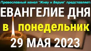 29 МАЯ 2023. ЕВАНГЕЛИЕ ДНЯ. ЧТЕНИЕ ОТ ИОАННА. О ЕДИНЕНИИ В СВОБОДЕ. АПОСТОЛ ДНЯ. ДЕЯНИЕ АПОСТОЛОВ