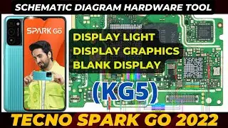 tecno spark go 2022 KG5 LCD Display Light & Graphics Not Working Solution Schematic Diagram | DMR