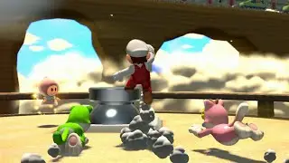 Super Mario 3D World - World 2-Bowser's Bullet Bill Brigade / 3-1 Snowball Park