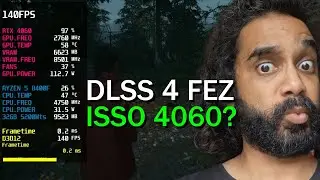 DLSS 4 E FG X2 NA RTX 4060 NO ALAN WAKE 2 COM NOVO DRIVER NVIDIA 572.16 E RYZEN 5 8400F