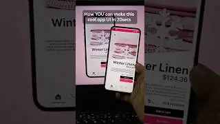 Design a Cool Clothing Shopping App UI in Less Than 20 Seconds!👗🛍️ #ui #uidesign #ux #uxdesign #uiux