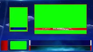 Free Green Screen Videos || News Stdio Frame | News 02 Window Frame |  News Lower Third Template Set
