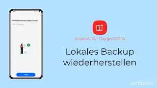 Lokales Backup wiederherstellen - OnePlus [Android 14 - OxygenOS 14]