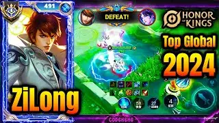 ZiLong - Top Global Gameplay 2024 | Honor of Kings Global 2024