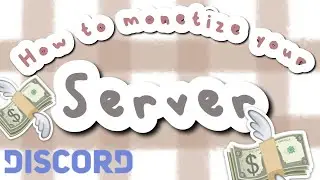 how to monetize your discord server (make money on discord) | Discord Tutorial