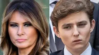 Melania Trump Drops Cryptic Clue She's Following Barron To College