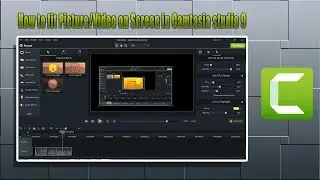 How to fit Picture & Video on Screen in Camtasia studio 9