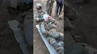 Наложение повязки на голову марлевым бинтом.