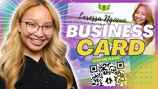 Create a Killer Business Card with QR Code on Canva [FREE TEMPLATE]