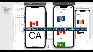 SwiftUI how to implement infinite scrolling with view details