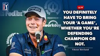 Viktor Hovland’s full press conference ahead of the Memorial | 2024