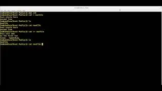 Linux Shell Basics: Three Uses of the 'cat' Command