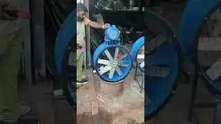Blowers demonstration for heavy fumes and gases exhaust.
