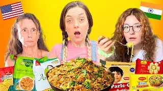 My AMERICAN FRIENDS Try INDIAN FOOD for the First Time