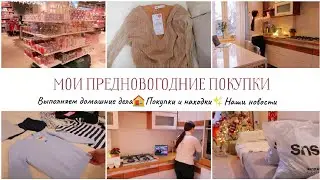 🎄ПОКУПКИ И БЮДЖЕТНЫЕ НАХОДКИ SINSAY 🏠ВЫПОЛНЯЕМ ДОМАШНИЕ ДЕЛА✨