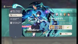 Claiming All Rewards Character Test Run Scaramouche Wanderer | Genshin Impact 3.3