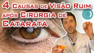 What are the main reasons for low vision after cataract surgery?