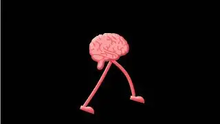 Brains are walking 🧠👣| green screen | footage | Animation | Download | №311