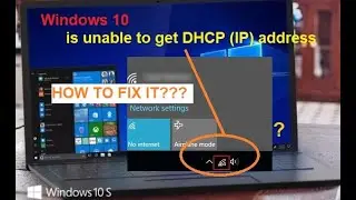 windows 10 unable get ip address from dhcp server