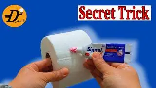 Put Toothpaste On Toiler Paper 🤯 The Result Will Surprise You (Simple Trick)