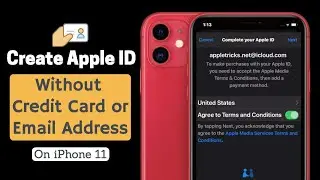 Create New Apple ID Without Credit Card on iPhone 11 | Easiest Way to Setup Apple ID