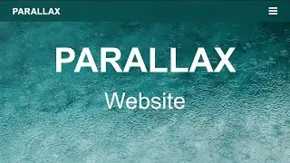 Create Parallax Website Using HTML CSS and Parallax.js