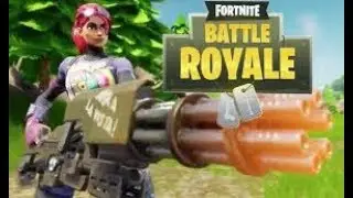 NEW LOOK AT THE MINIGUN FORTNITE BATTLE ROYALE