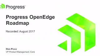 Progress OpenEdge Roadmap