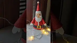 Create Glittery Santa Claus for Christmas 🎅🎄💜✨
