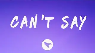 Travis Scott - Can't Say (Lyrics)