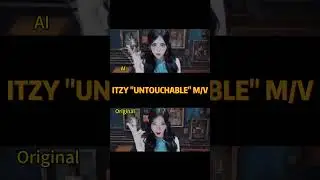 ITZYs UNTOUCHABLE MV Reimagined as Stunning Anime! #shorts