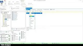 SQL Database Studio - Table designer