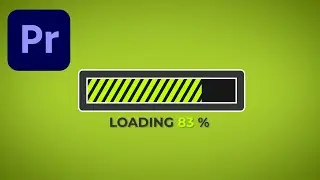 How to make a LOADING BAR and percentage counter in Premiere Pro