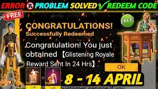 FREE FIRE REDEEM CODE TODAY 9 APRIL REDEEM CODE FREE FIRE | FF REDEEM CODE TODAY 9 APRIL