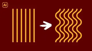 Wavy Lines Conversion In Adobe Illustrator