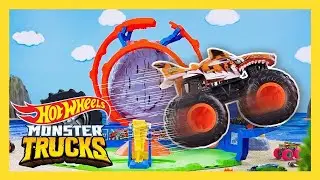 Bigfoot, Mega-Wrex Dragon и Monster Trucks в ТУРНИРЕ ТИТАНОВ! | Полные серии | @HotWheelsRussia +3