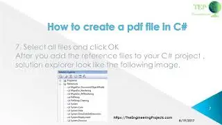 093 - How to create a pdf file in C#