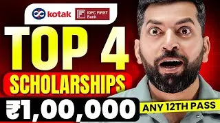 Top 4 Scholarship 2024 | Benefit up to ₹1,00,000 | Best 4 Scholarship for Students | New Scholarship