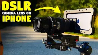 Attach DSLR Lens on iPhone with Beastgrip DOF adapter MK3