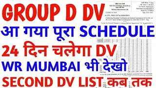 group d dv full schedule,rrc group d official notice,wr mumbai final cutoFF,rrc group d final cutoFF