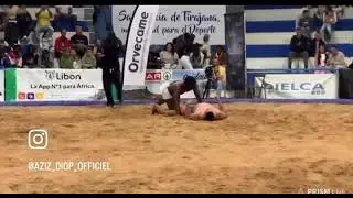 LISS NDIAGO（セネガル相撲） vs Espagnol （スペイン相撲）