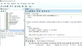 Procedures in Oracle PL/SQL