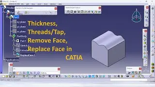 40. Thickness || Tap Feature in CATIA